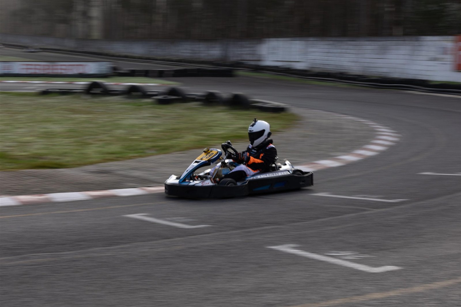 Karting competition field